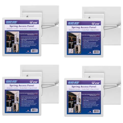 EASY-EXS Access Panels Spring-Fit 14"x14" (External 16"x16") Square - 4PCS Pack - size: 14"x14" - 4 pcs