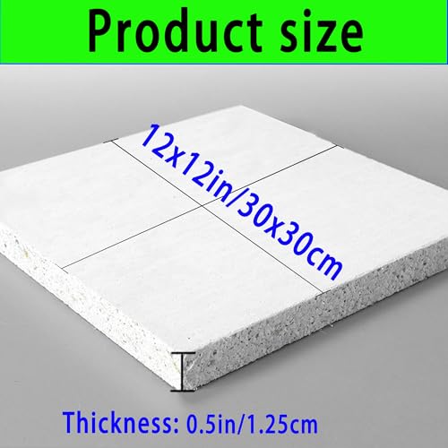 Drywall Repair Panel, Drywall Patch Kit Large Hole, Wall Repair Patch Panel for Drywall,Wall Surface Large Hole Fill Quick and Easy Solution.12'' x 12” x 1/2 ”（1 Pack）
