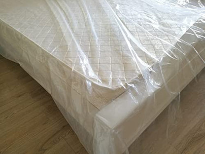 Plastic Drop Cloth for Painting and Surface Protection, Plastic Tarp Plastic Sheeting for Furniture, Wall Painting, Patio, 2 Mil Thick, 2 Pack, 9-Feet by 12-Feet