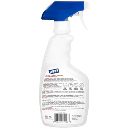 Motsenbocker's Lift Off 41116-6PK 16-Ounce Spray Foam and Silicone Caulk Remover Spray Safe on Showers, Construction Adhesives, Stainless Steel, Ceramic Water-Based, Pack of 6 - size: Pack of 6