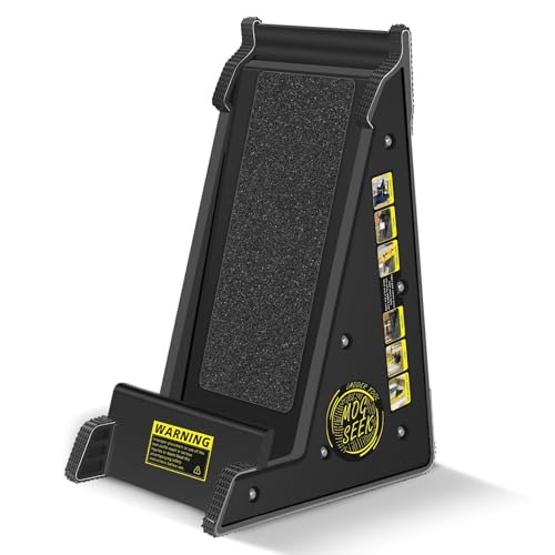 Stable Platform Ladder Leveler - Ladder Levelers for Extension Ladders with Storage for Uneven Surfaces (Classic Black) - color: Classic Black