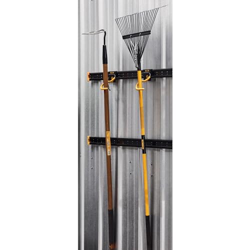 DEWALT Tool Organizer, Long Handled Tool Hook, for Rakes and Brooms, DEWALT Workshop Storage System Compatible (DWST82808) - style: Long Handle Tool Hook