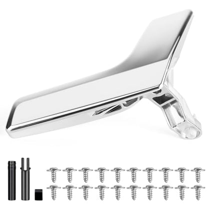 Inside Interior Door Handle Repair Kit Right Passenger Side Replacements for Mercedes-Benz C250 C280 C300 C350 C400 C63 GLK250 GLK280 GLK300 GLK350 Replaces 2047202763, 2047201271 Silver