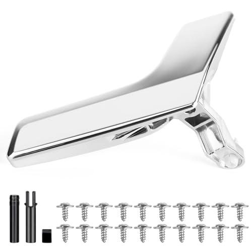 Inside Interior Door Handle Repair Kit Right Passenger Side Replacements for Mercedes-Benz C250 C280 C300 C350 C400 C63 GLK250 GLK280 GLK300 GLK350 Replaces 2047202763, 2047201271 Silver