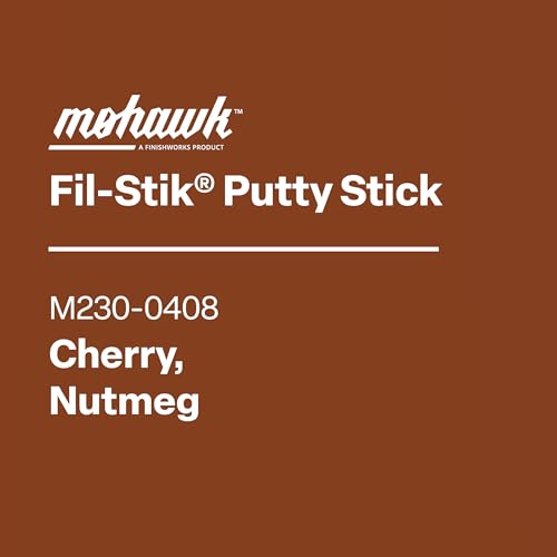 Mohawk Fil-Stik Wax Putty Stick for Wood Repair, Cherry/Nutmeg M230-0408, 1 Count