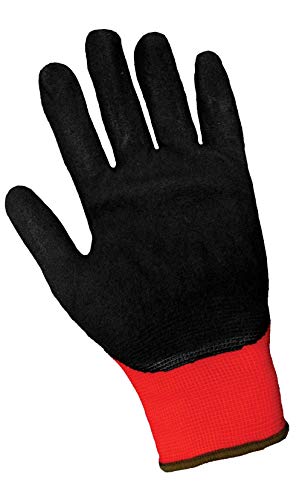 Global Glove 500MF - Tsunami Grip Mach Finish Nitrile Coated Gloves - Medium
