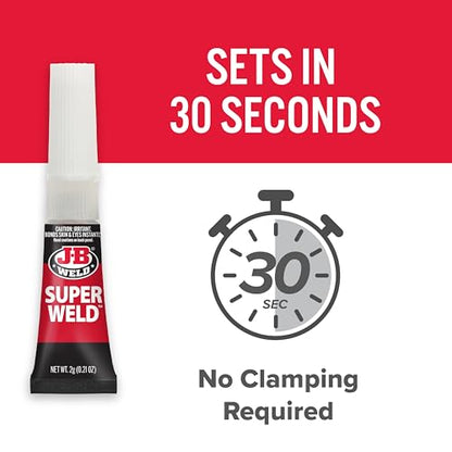 J-B Weld 33102 SuperWeld Glue - 2g Super Glue Tubes - size: 2 gram
