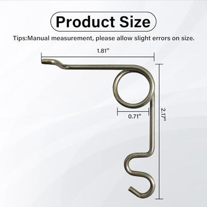 Fuel Door Lid Clip Spring for 2015-2024 Ford F150 Gas Door Spring Repair Replacement (15-24 Spring) - size: 15-24 Spring