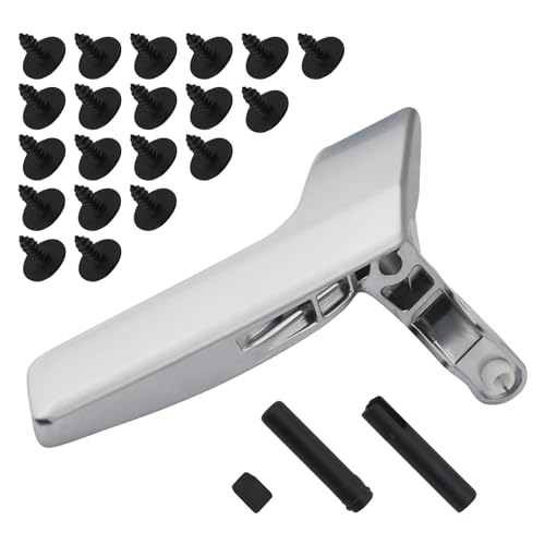 Metal Interior Door Handle Repair Kit | Compatible with Mercedes-Benz W204 X204 C230 C250 C280 C300 C63 GLK250 GLK280 GLK300 | Inside Inner Front or Rear Right Passenger Side Door Lever Matter Sliver - color: Sliver, style: RH