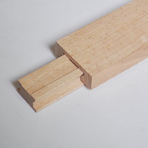 Wooden Drawer Slides 13-3/4 Inches Classic Wood Center Guide Track with Slide Glides (35cm (1pair)) - size: 35cm (1pair)