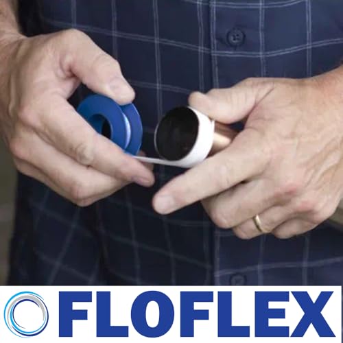 Teflon Professional Grade Pipe Tape, 10 Rolls PTFE Plumbers Thread Flex Seal Tape for Waterproof Sealing Plumbing, Air and Hydraulic Systems, 1/2 X 394 Inches