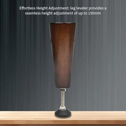 Furniture Leveling Feet, 4 pcs M6 Heavy Duty Height Adjuster Foot Feet Leveler Thread Size for Tables, Chair, Sofa, Workbench, Dresser, Bench, Cabinets(D40*M6*L150) - size: D40*M6*L150