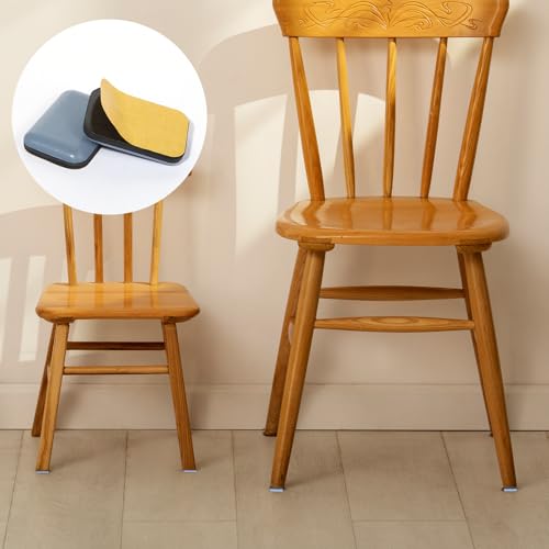 Chair Sliders, 16Pcs Self-Stick Furniture Sliders for Carpets Rectangle 1.4" x 1" Furniture Glides Heavy Duty Adhesive Movers Premium Chair Leg Floor Protectors Slide Effortlessly Protect Floors - size: 1.4" x 1"