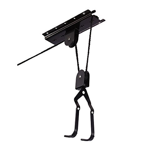 Bike Hanger - Overhead Hoist Pulley System with 100lb Capacity for Bicycles or Ladders - Secure Garage Ceiling Storage by Rad Sportz - size: 1-Pack