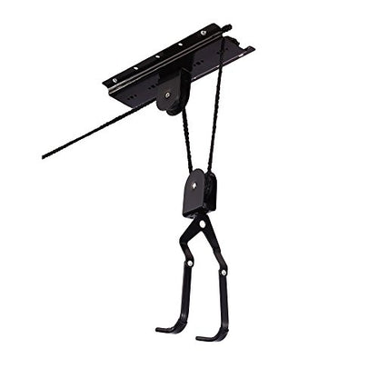 Bike Hanger - Overhead Hoist Pulley System with 100lb Capacity for Bicycles or Ladders - Secure Garage Ceiling Storage by Rad Sportz - size: 1-Pack
