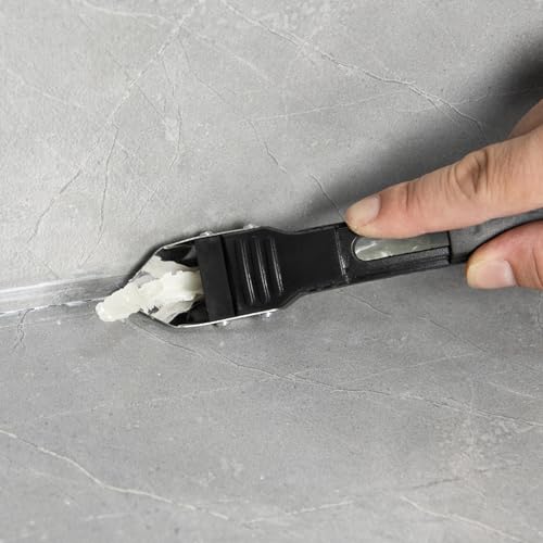 Silicone Caulking Tool, 3 in 1 Silicone Remover Multi Tool, Glazing Compound Finishing Tool, Caulk Remover Tool, for Bathroom,Kitchen,Floor,Window,Sink Joint,Frames Seal(2 sets) - color: 3 in 1 Tool(2 Sets)
