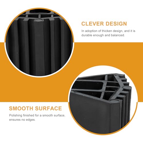 Toddmomy 2pcs Non-Slip Ladder Foot Protective Mats Rubber Cover Folding Ladder Accessories Anti-Skid Pads for Home and Building Use Random Style