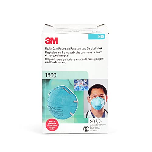 3M Health Care 1860S Particulate Respirator Mask Cone, Molded, Small (Pack of 120)