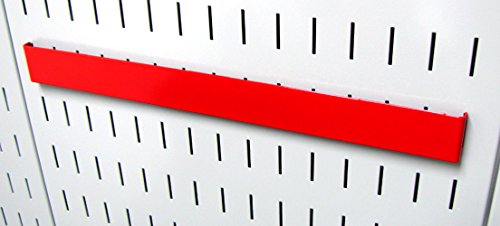 Wall Control Pegboard 14in Accessory Hanger Tool Holder Bracket and Slotted Tool Board - Red (Pack of 2) - color: Red, size: 1 Count (Pack of 2)