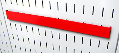 Wall Control Pegboard 14in Accessory Hanger Tool Holder Bracket and Slotted Tool Board - Red (Pack of 2) - color: Red, size: 1 Count (Pack of 2)