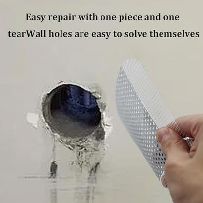 6PCS 4” Drywall Repair Kit, Aluminum Wall Patch with Galvanized Plate, Self Adhesive Fiberglass Dry Wall Hole Patches for Drywall Ceiling Sheetrock - size: 4”