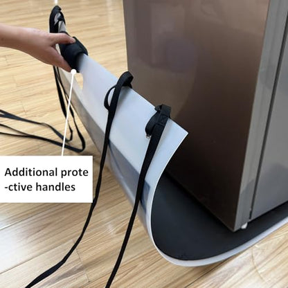 Appliance Furniture Sliders for Heavy Duty Carpet/Hardwood - 660lb Capacity 4-Pack, Thick Non-Scratch Moving Pads for Refrigerators, Safes - Reusable Appliance Mover with Pull Straps (30 * 48in) - size: 30IN*48IN
