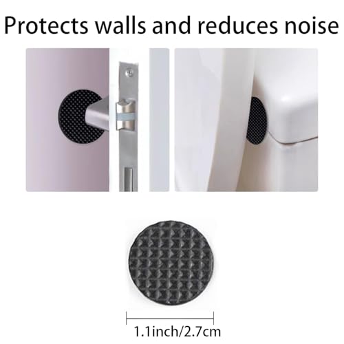 Non Slip Furniture Pads - 15 pcs (1.1 inch) Self Adhesive EVA Foam Furniture Grippers, Anti Skid Furniture Feet, Hardwood Floor Protector for Couch Stoppers