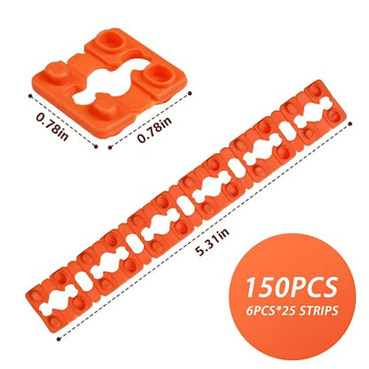 Outlet Spacer for Electrical Receptacle Switch: 150Pcs Plastic Shim Spacers - Ideal for Electric Wall Switch Receptacle Extenders - Stackable Spacer for Sockets - Loose Outlet Plug fix - size: 150 Pack