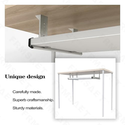 FRMSAET Heavy Duty 12/14/16/18 inches Thickness Steel Construction Ball Bearing Keyboard Slides Keyboard Drawer Slides Tray Accessories Cabinet Furniture Hardware Rails (14 inches, Silver) - color: Silver, size: 14 Inch