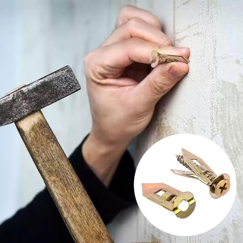 80PCS Self Drilling Drywall Anchors with Screws,40 Sheetrock Anchors (0.47x1.57 Inch) & 40 Zinc Expansion Screws - size: 80PCS—0.47X1.57inch