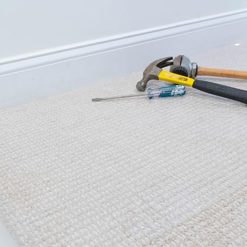 Clear Heavy Duty Temporary Self Adhesive Carpet Protector 24" x 200' - 2.5mil. Carpet Protection Film for Carpet Floor, Stair Rugs, Reverse Wound, Paint & Waterproof carpet cover Easy Unwind, Strong - size: 24" x 200'