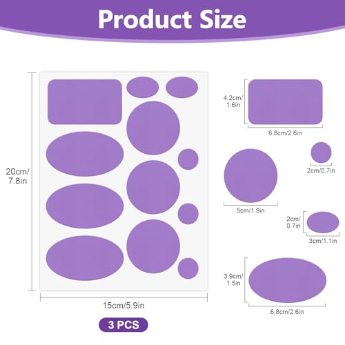 Down Jacket Patches Nylon Repair Tape Self-Adhesive Repair Patch | Pre-Cut, Waterproof Tear-Resistant Rip-Stop Nylon Fabric Patches to Fix Holes in Clothing, Sleeping Bags - color: Purple