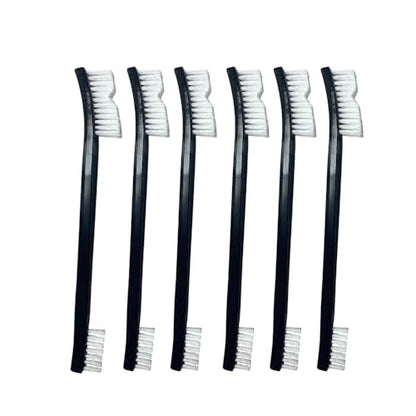 6-Pack Ultimate Detailing Brush Set: Heavy-Duty Nylon & Wire Brushes for Cars, Kitchens & Tight Spaces – Ergonomic Grip, Non-Scratch Bristles - size: 6 Pcs