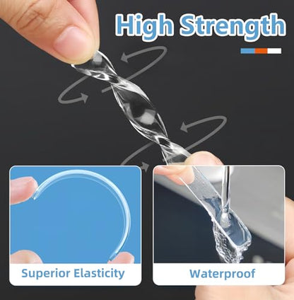 ZOMPAGO Clear Silicone Cabinet Bumpers 50 Pcs - Self-Adhesive Sound Dampening Pads, Furniture Protectors & Non-Slip Anti-Slip Pads for Drawers, Table Tops, Hardwood Floors, Chair Legs, Wall Protection - size: 50 Pcs