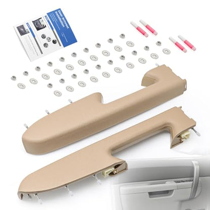 Front Left Driver & Right Passenger Side Armrest Repair Kit Fit for Chevy Silverado & GMC Sierra 1500 2010-2013, Silverado & GMC Sierra 2500HD 3500HD 2010-2014, Beige - color: Beige, size: Front Driver & Passenger Side