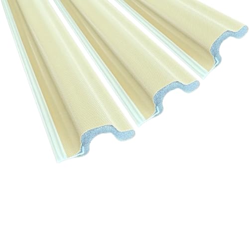 MEGA Reach Foam Weatherstrip (3 Pieces), Foam Weatherstrip for Door, 97 Inches (Beige) - color: Beige