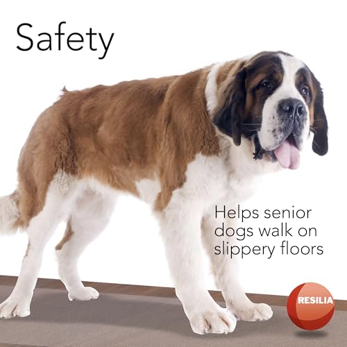 RESILIA Premium Clear Floor Protector Mat – Heavy-Duty Plastic Vinyl Covering for Hardwood, Tile, or Laminate Floors, Table, or Desk –American Modern Pattern 27" x 3' Waterproof Roll, Made in USA - size: 27" x 3'