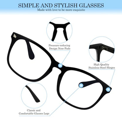 Blue Light Glasses Woman Blue Light Blocking Glasses Mens Blue Light Glasses for Girls Computer Gaming - color: Black, size: 1pc