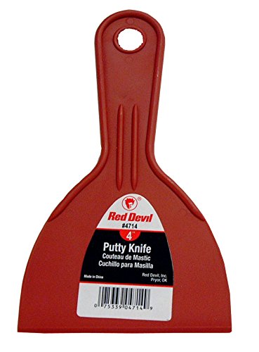 Red Devil 4714 4" Plastic Putty Knife - size: 4 Inch, style: Plastic