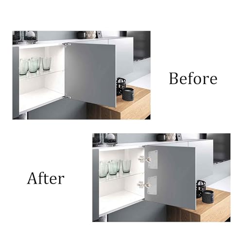 2Pcs 3.54 x 1.73 Inch Cabinet Hinge Repair Plate, Stainless Steel Hinge Fixing Plates with Mounting Screws for Cabinets, Cupboards, Lockers, and Furniture Repair(Hinge Base) - size: 2pcs Hinge Base