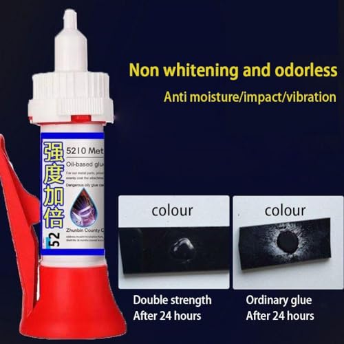 Powerful Solder Multi-Material Repair Adhesive,5210 Oil Based Glue, 5210 Glue,5210 Powerful Solder Multi-Material Repair Adhesive for Wood Furniture Shoes,Cups,50g(100g) - color: 100g, size: 2pcs