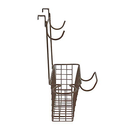Spectrum Diversified Basket Grid Wide Hair Styling Station, Over The Cabinet Door, Bronze - color: Bronze, size: Medium