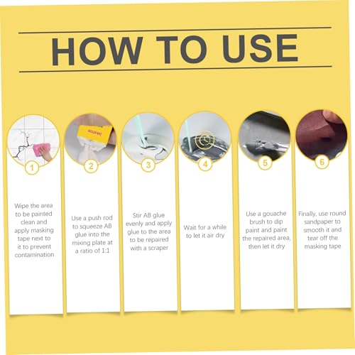 Tile Repair Kit Waterproof & Long-Lasting, Easy-to-Use Tub & Ceramic Tile Crack, Hole, Chip & Scratch Repair for Kitchen, Bathroom, Wall, Floor & Decorative Surfaces