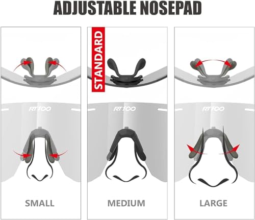RIDE YOUR WAY Professional wrap around Frameless Cycling Sunglasses for Men and Women - color: Black Blue / Blue V1