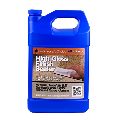 Miracle Sealants High-Gloss Finish Sealer for Tile & Stone, Water Based, Gallon - size: Gallon (Pack of 1)