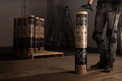 Ram Board Home Edition, Heavy Duty 36 inch x 50 feet Painting, Remodeling, Construction,Temporary Floor Protection (150 Sq. Ft.)