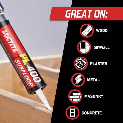 OSI - Henkel Corporation Loctite PL 400 Subfloor Heavy Duty Adhesive, 28 fl oz, Cartridge - size: Single/28 Ounce
