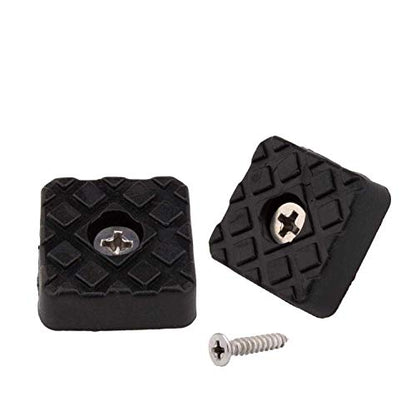 20pcs Square Furniture Pads,ULIFESTAR Furniture Feet Glides Sliders Carpet Saver Hardwood Floor Protectors Surface Protection for Chair Table Sofa Couch Leg Caps Non Slip Furniture Grippers (Black) - color: Black