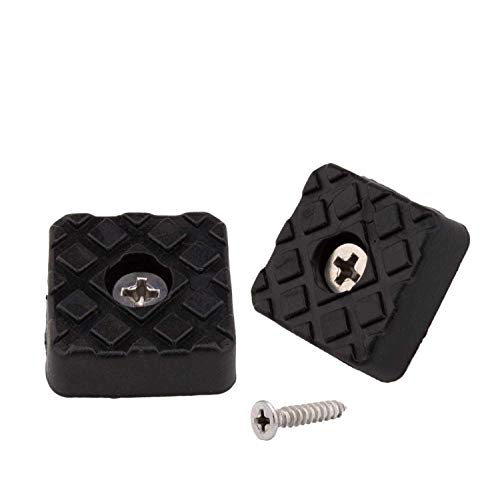 20pcs Square Furniture Pads,ULIFESTAR Furniture Feet Glides Sliders Carpet Saver Hardwood Floor Protectors Surface Protection for Chair Table Sofa Couch Leg Caps Non Slip Furniture Grippers (Black) - color: Black