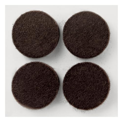 Scotch Felt Furniture Pads 16 PCS Furniture Pads for Hardwood Floors, Round, Brown 1" Diameter